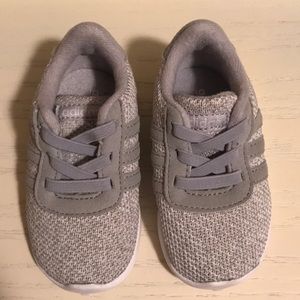 Gray Adidas Neo comfort footbed toddler shoes